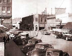 main street jerome in a 1930 photo